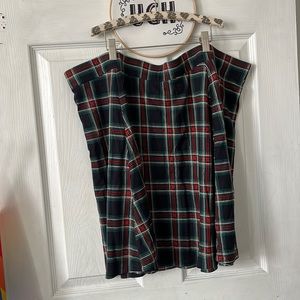 Plaid skirt